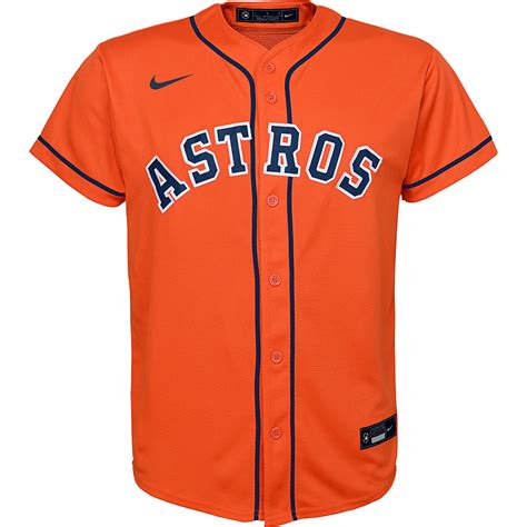 Nike Youth Houston Astros Replica Finished Jersey Academy