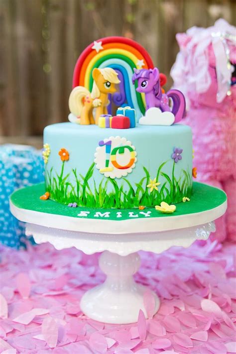 Glam Floral My Little Pony Birthday Party Karas Party Ideas Little