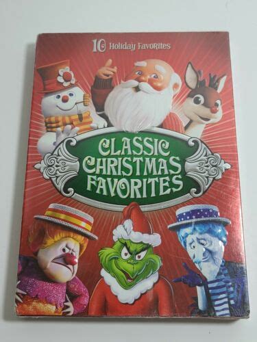 Classic Christmas Favorites Dvd 4 Disc Set Dvds 10 Movies New