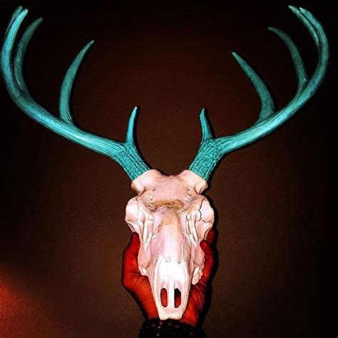 Any Color Or White Faux Deer Skull Wall Mount Antlers Faux Etsy