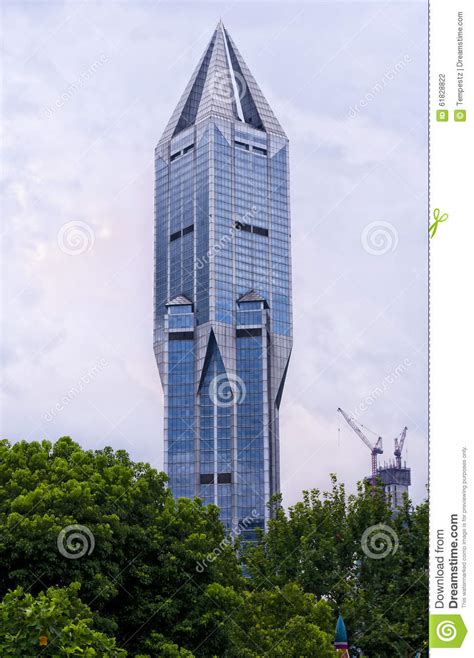 Futuristic Building In Shanghai China Editorial