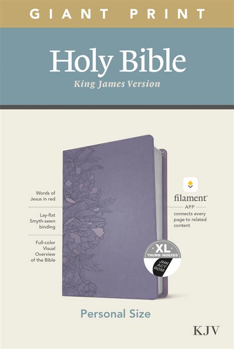 Kjv Personal Size Giant Print Bible Filament Enabled Edition