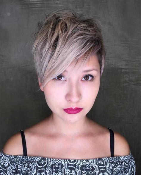 20 Best Messy Spiky Pixie Haircuts With Asymmetrical Bangs