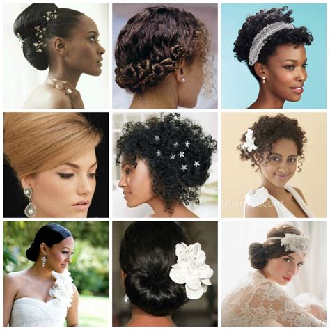 Hairstyles for each wedding style. Wedding Hairstyle Ideas For Curly Hair | Natural hair ...