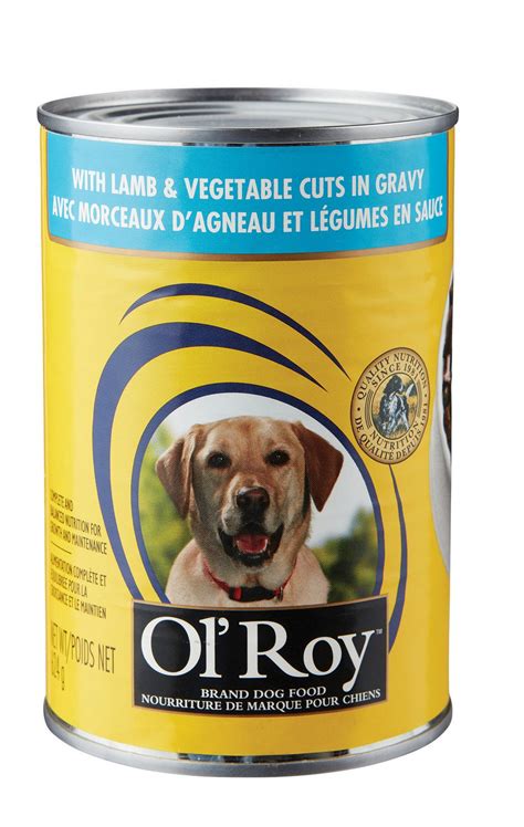 When walmart says that ol' roy is comparable to name brand dog foods (of similar quality), they are correct. Ol' Roy Ol'Roy Lamb & Vegetable Cuts in Gravy Dog Food ...