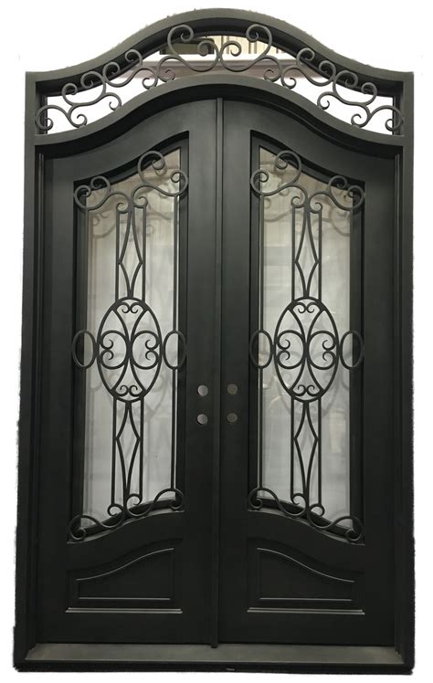 Unique Spartan Design Wrought Iron Door | Wrought Iron | Monarch Custom Doors