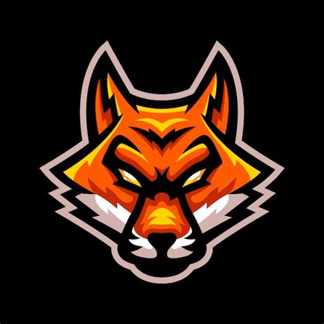 Fox Esport Gaming Mascot Logo Template Vector Premium Download