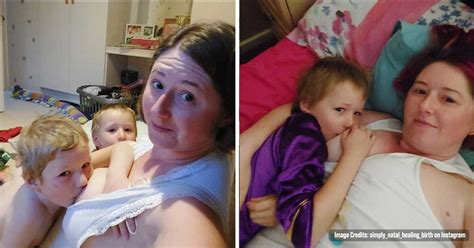 Mum Who Breastfeeds Her Five And Six Year Old Sons Says Its Empowering