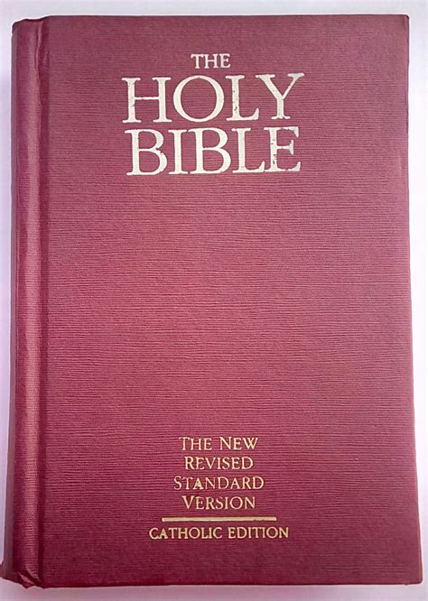 The Holy Bible Nrsv Ce Regular Joy Of Ting