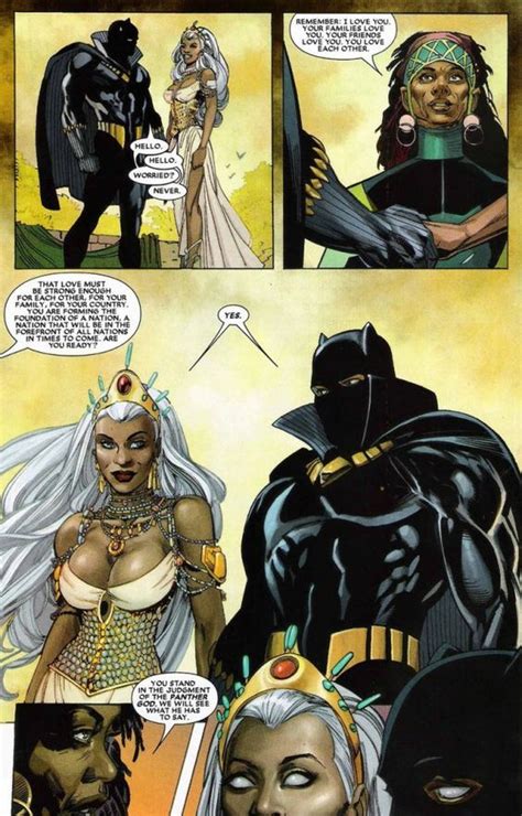 The Marriage And Divorce Of Storm And Black Panther Storm Marvel Hq