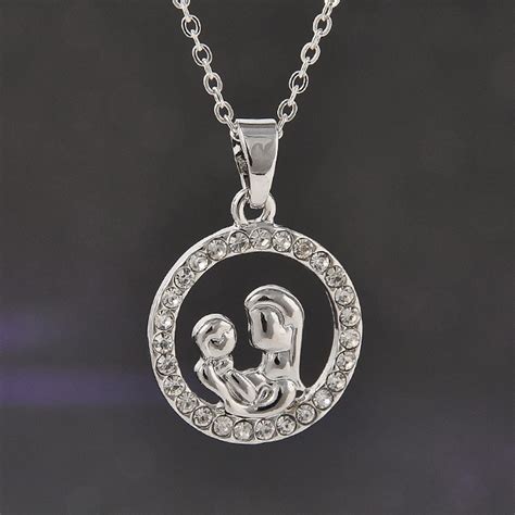 We have unique mother's day gift ideas that are perfect for that special woman in your life this mother's day related: Trendy Mom and Baby Fully Crystal Circle Pendant Necklace ...