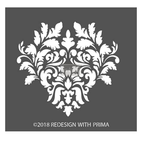 Redesign 3d Décor Stencils Giovanna Flourish 8″x 85″ Redesign With