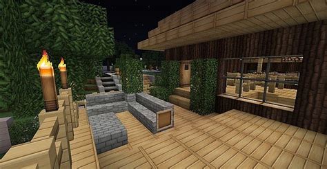 For pocket edition ( mc pe ) xbox the best wooded house ever. Modern Wood House | Minecraft City Minecraft Project