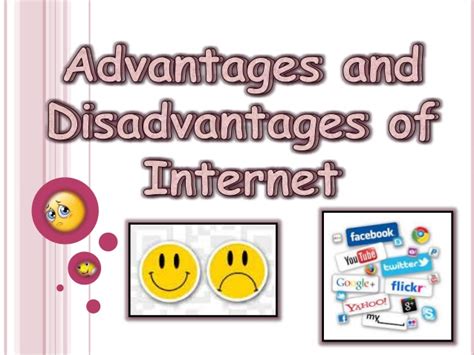 Important And Basic Advantages And Disadvantages Of Internet