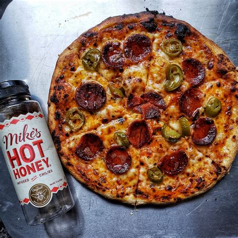 Pepperoni Pickled Jalapeno And Hot Honey Pizza Rpizza