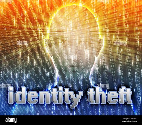 Cyber Crime Online Fraud Identity Theft Illustration Stock Photo Alamy