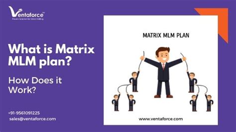 What Is Matrix Mlm Plan How Does It Work Ventaforce