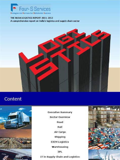 Logistics Report Sample Economic Growth Transport