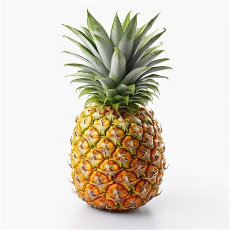 Premium Ai Image Pineapple Fruit On White Background