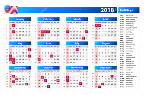 Calendario 2022 Estados Unidos Con Festivos Zona De Información