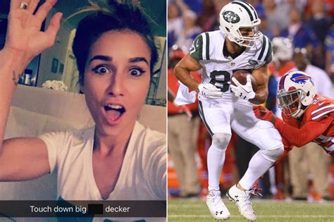 Eric Deckers Wife Celebrates His Touchdown With Risqué Reveal