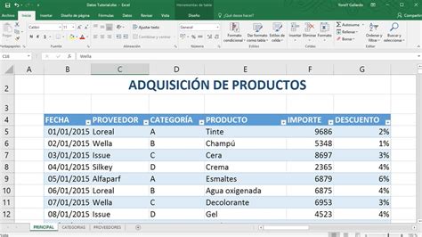 Tablas Din Micas Microsoft Excel