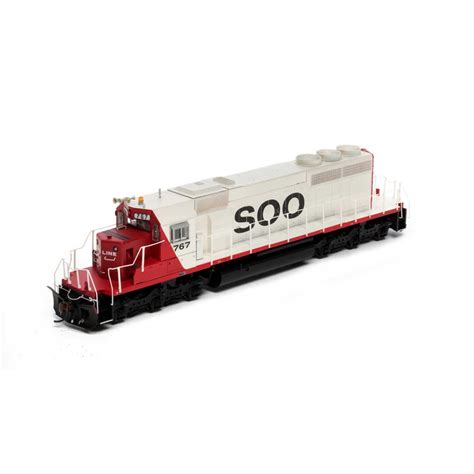 Athearn 16719 Ho Soo Line Sd40 2 Diesel Locomotive Wdcc And Sound Rtr