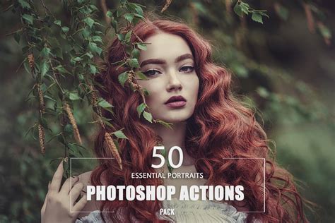 50 Essential Portraits Photoshop Actions Eldamar Studio