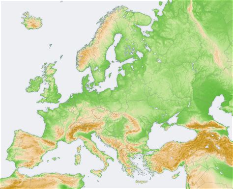 Maps Map Of Europe Oceans