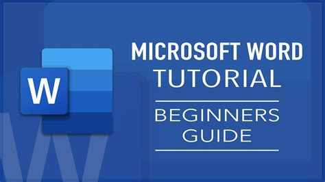 Microsoft Word Tutorial For Beginners How To Use Microsoft Word