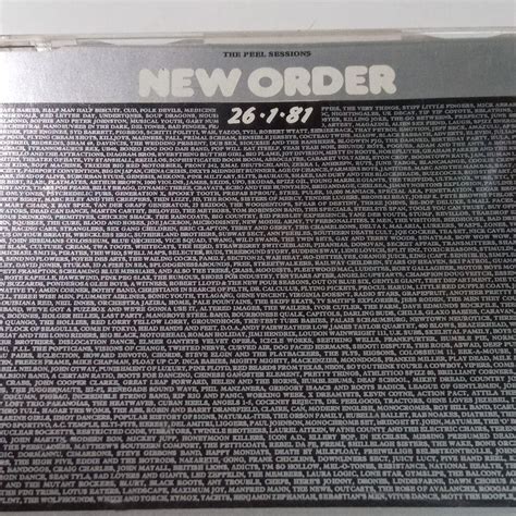 New Order Peel Sessions 26181 メルカリ