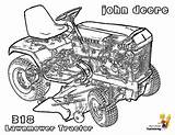 Deere John Coloring Tractor Mower Printable Tractors Yescoloring Garden Daring sketch template