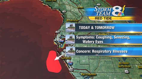 Current Red Tide Map Florida Printable Maps