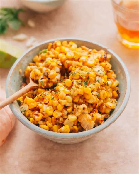 Mexican Roasted Corn Off The Cob Recipe Street Corn Salad