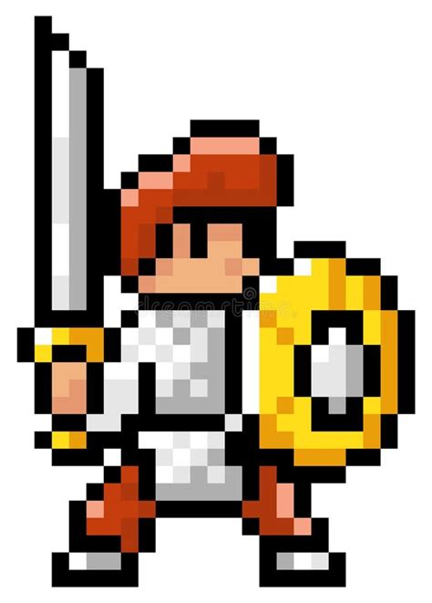 Illustration Pixel Art Icon Sword Stock Illustrations 545