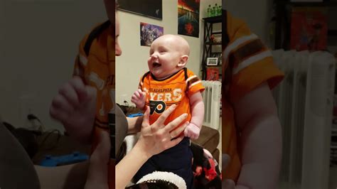 Baby S First Giggle Youtube