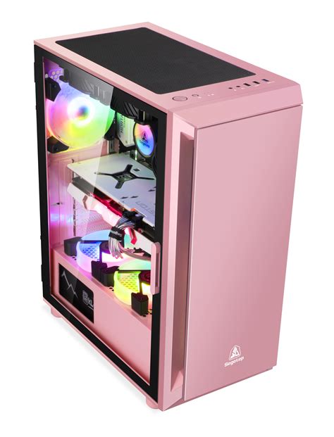 Segotep Atx Mid Tower Computer Case Fully Transparent Gaming Case Usb