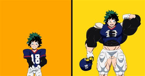 Muscle Muscle Expansion My Hero Academia Dekus Football Training