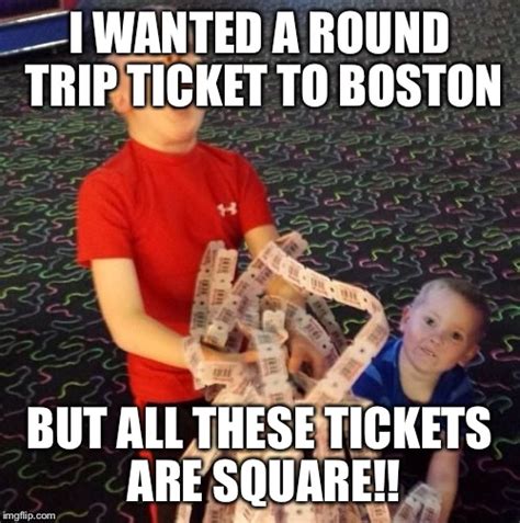 Overly Excited Ticket Kid Memes Imgflip
