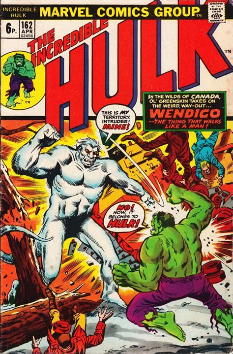 Incredible Hulk 162 B Apr 1973 Comic Book By Marvel
