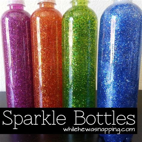 Sparkle Bottles Sparkle Bottle Time Out Bottle Glitter Bottle