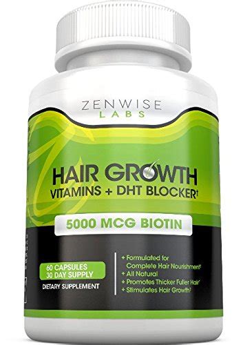 Biotin (vitamin b7) is a particularly good form of vitamin b when it comes to hair. Buy Hair Growth Vitamins with DHT Blocker by Zenwise Labs