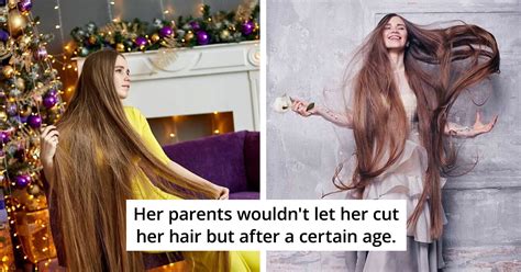This Woman Hasnt Cut Her Hair In 23 Years Making Her A Real Life Rapunzel