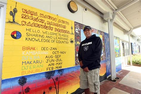 Six Noongar Seasons Mural By Artist Tom Dimer Unveiled At Albany