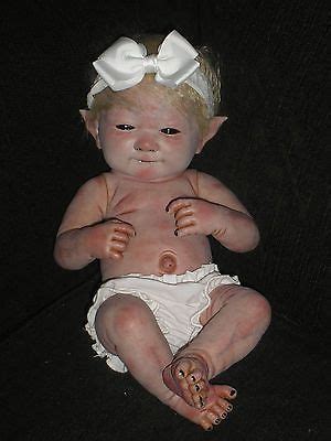 HORROR DOLL OOAK VAMPIRE BABY LISA S Babe ANGELS Scary Dolls Scary Baby Dolls Fairy Art
