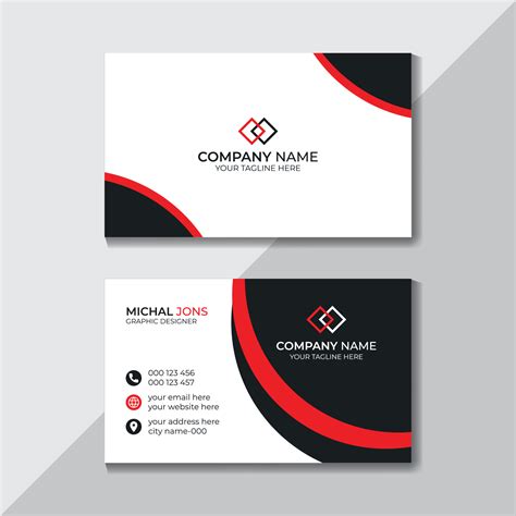 Modern Professional Business Card Creative And Simple Business Card