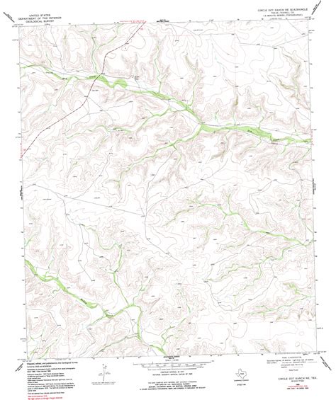 Circle Dot Ranch Ne Tx Topographic Map Topoquest