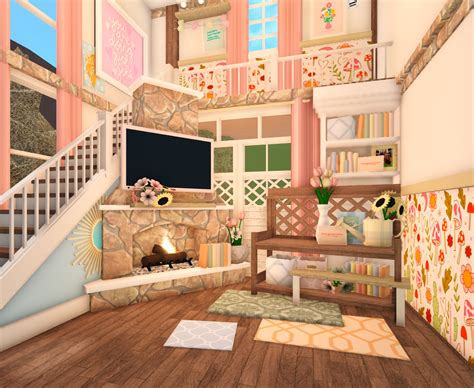 Bloxburg Floral Entryway🌸🌸 In 2021 House Decorating Ideas Apartments
