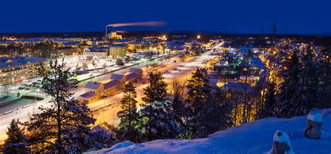 View Of Small Swedish Town Stock Photo Download Image Now Istock