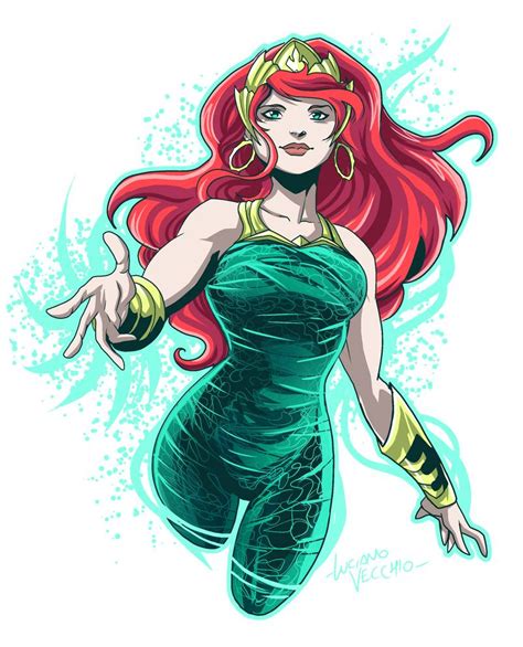 Mera Rebirth By Lucianovecchio On Deviantart In 2020 Dc Comics